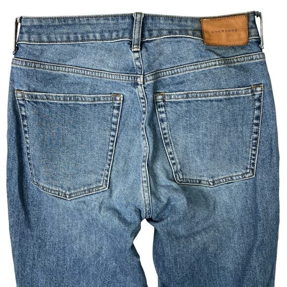 Everlane The Curvy Cheeky Jeans Ankle High Rise Denim Raw Hem Medium Wash 27 - Picture 5 of 8